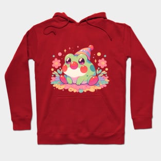 Cute Clown Frog Hoodie